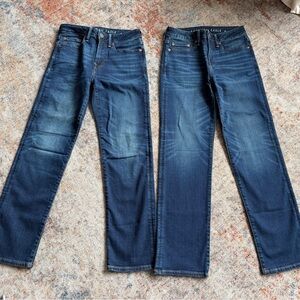 American Eagle AE Airflex+ Relaxed Straight Men’s Jeans 26x30 (2 pants 1 price)!